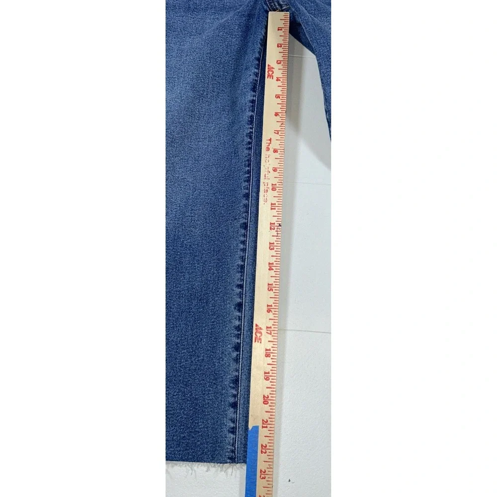 NWT J Crew Essential Straight All Day Stretch Women 26P Frayed Raw Hem Jean $118